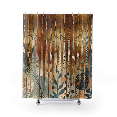 Modern Cottagecore Shower Curtain