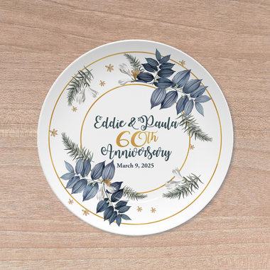 Personalized Wedding Anniversary Gift Plate