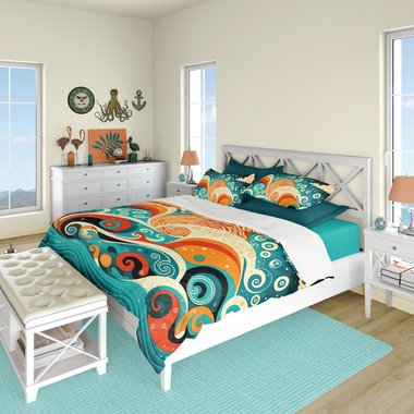 Nautical Folk Art bedding set